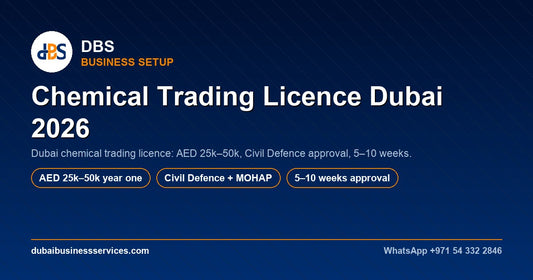 Chemical Trading License Dubai 2026: Cost & Requirements