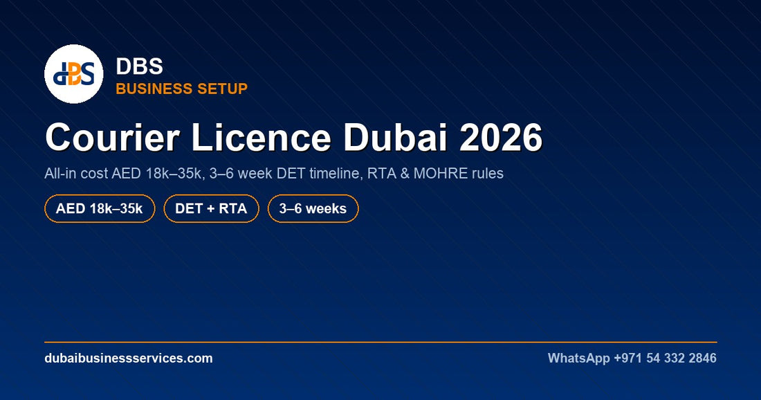 Courier Licence Dubai 2026: Cost, RTA Rules & 3-Week Setup