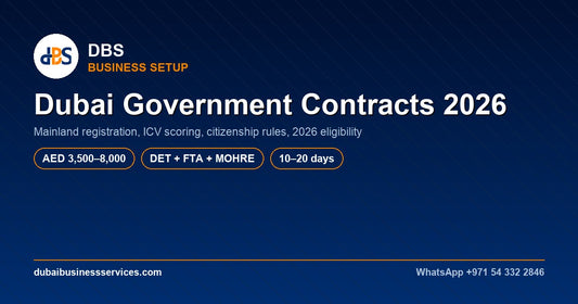 Dubai Government Contract Tender Rules 2026 | DBS