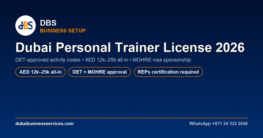Dubai Personal Trainer License 2026: Cost & Requirements