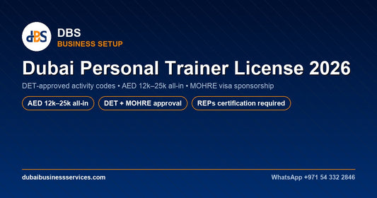 Dubai Personal Trainer License 2026: Cost & Requirements