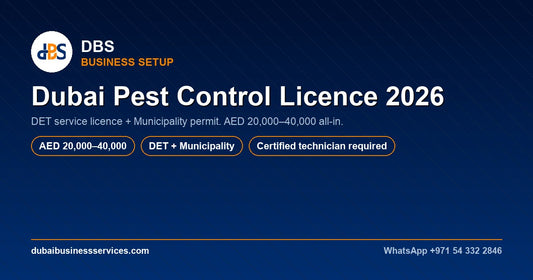 Dubai Pest Control Licence 2026: Cost & Setup Guide