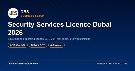 Security Services License Dubai 2026: SIRA Costs & Requirements