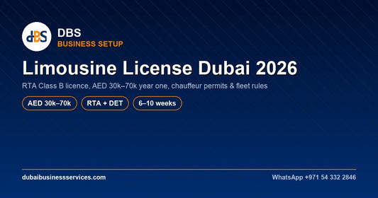 Limousine License Dubai 2026: RTA Cost & Requirements