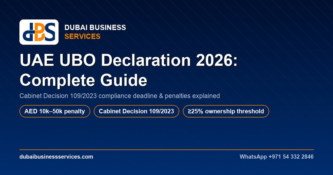 UAE UBO Declaration 2026: Cabinet Decision 109 Compliance